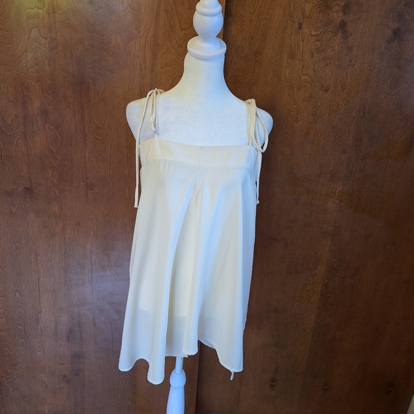 Urban Outfitters Tops - Urban Outfitters Elegant Cream Sleeveless Top, mini dress or swimsuit cover. .
